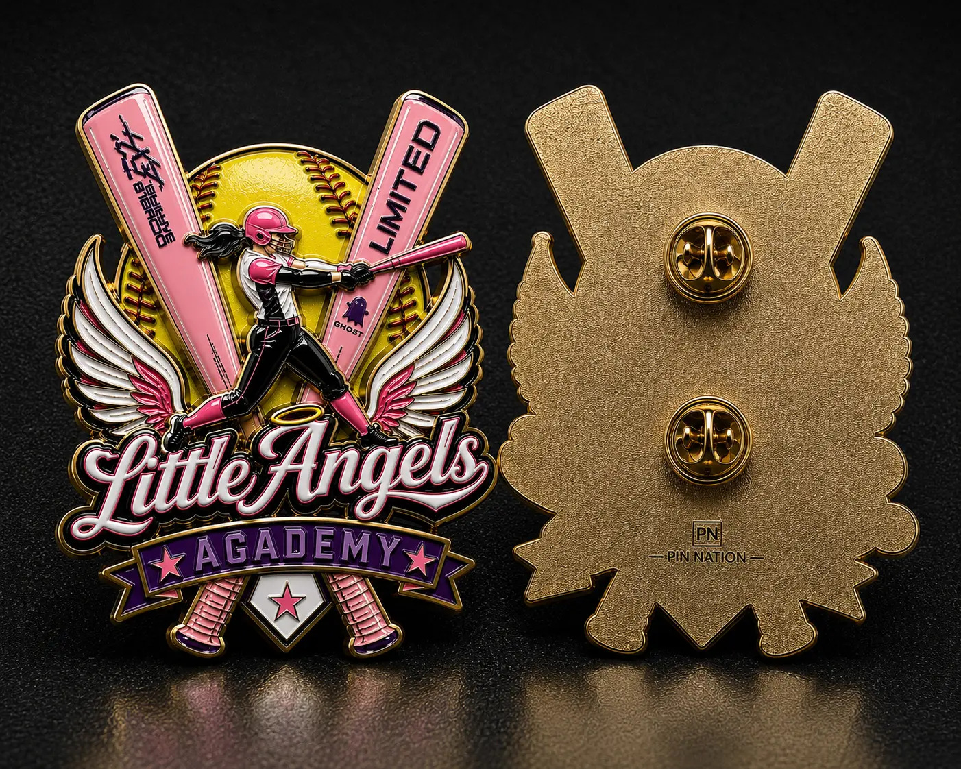 Softball Trading Pin
